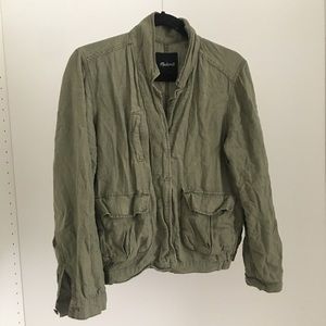 Crazy Comfy Madewell Olive Bomber
